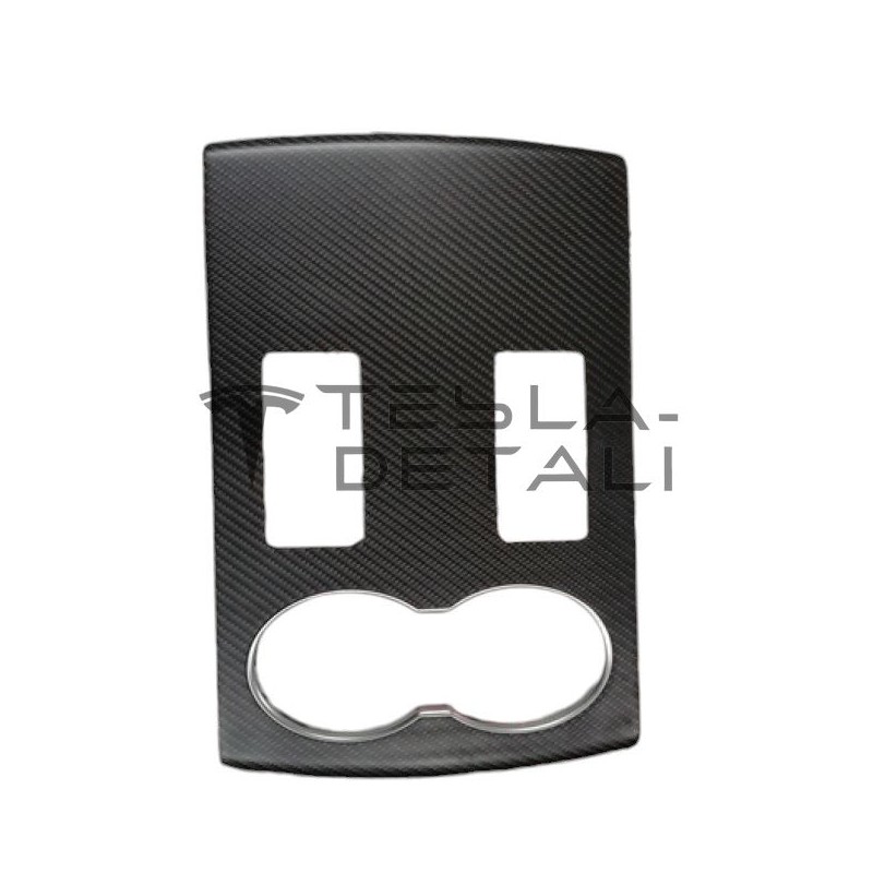 Накладка декоротивная підлокотника консолі (D-CARBON FIBER) TESLA